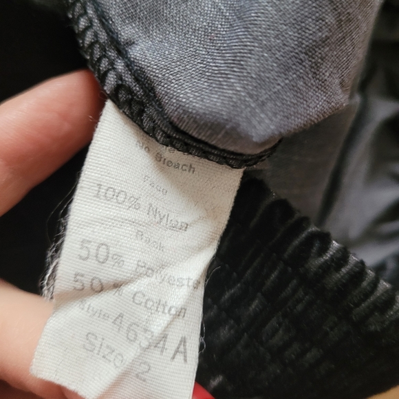 Vintage 1990s special occasion black velvet 2-piece suiting vest and dress pants - Picture 6 of 12